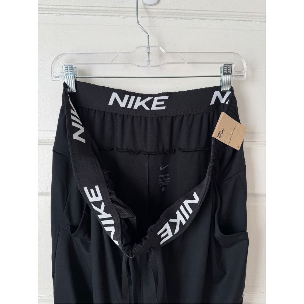 Nike Mens Black Totality Athletic Pants Dri Fit Drawstring Waist Pockets NWT 2XL - Picture 10 of 15